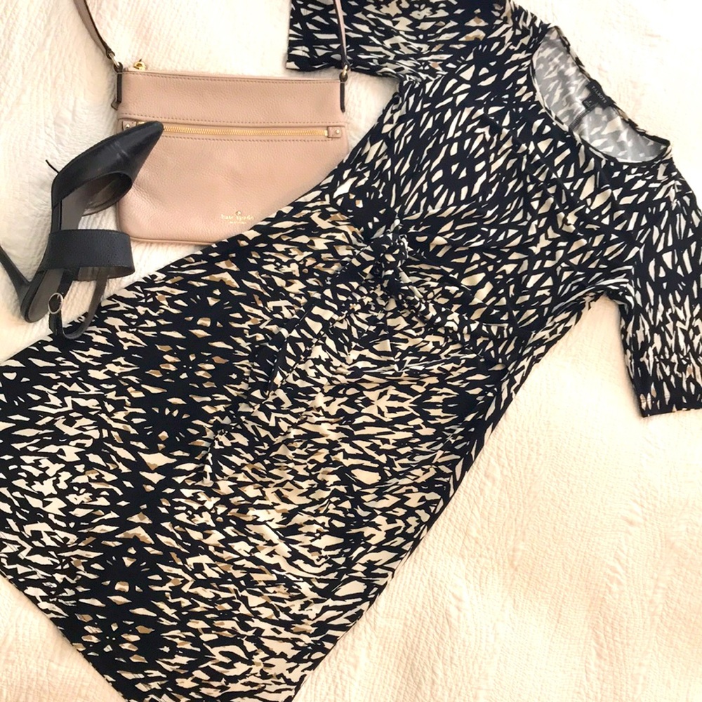 Faux Wrap Dress Talbots Like New!